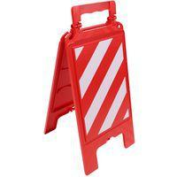 Chevalet de signalisation h600mm x275mm hachure r/b - Image principale