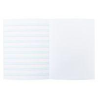 Cahier maternelle 17x22 cm 32 pages 90g 1 feuille unie, 1 feuille lignée 5mm - Image 2