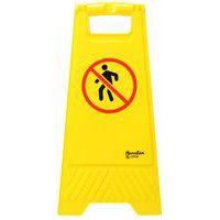 Chevalet de signalisation - Pictogramme Interdit piéton - Image 2