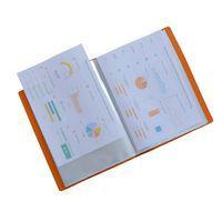 Reliure plastique 30 volets orange - Image 2