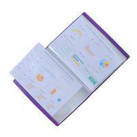Reliure plastique 60 volets violet - Image 2