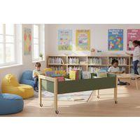 Bac à albums/BD Ellipse enfant structure bois - Manutan Expert - Image 2