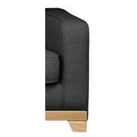 Canapé 3 places Prétoria tissu polyester chiné Anthracite - Image 3