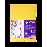 Sachet de 10 pochettes coin polypropylène ouverte sur 2 côtés, couleurs assorties, 22 x 31 cm - Image 3