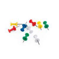 Boite de 100 punaises signalétiques couleurs assorties - Image principale