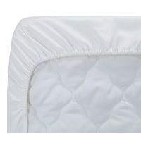 Lot 10 draps housse polycoton 60 x 120 cm Blanc - Image 2