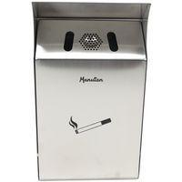 Cendrier mural design Manutan - 3L - Inox 304 - Image 2