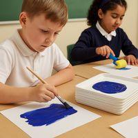 Plateau de mélange de couleurs - Plastique résistant - Classmates - Lot de 20 - Image 3