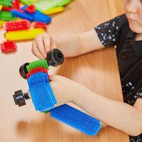 Blocs de construction adhésifs - 216 pièces avec bac - Hope Education - Image 4