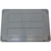 Couvercle pour bac gerbable 550 l gris - Image 3