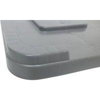 Couvercle pour bac gerbable 550 l gris - Image 4
