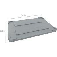 Couvercle pour caisse-palette 280 à 550 L - Manutan Expert - Image 4