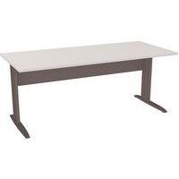 Table en pied L avec carter L180 cm - Idol - Eol - Image principale