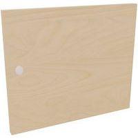 Porte 1 case avec serrure à clé avec fente érable blanc - Image principale