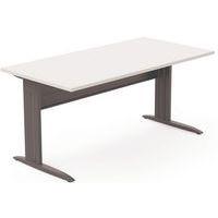 Table en pied L avec carter L160 cm - Idol - Eol - Image principale