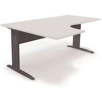 Bureau compact 90 degrés asymétrique L.160 cm Idol - Eol - Image principale