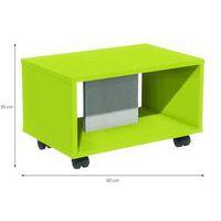 Table basse Identité à roulettes Argent/Vert - Image 2