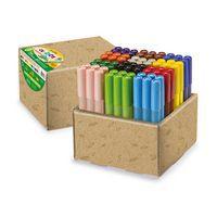 Schoolpack 72 feutres pointe extra large couleurs assorties - Image principale