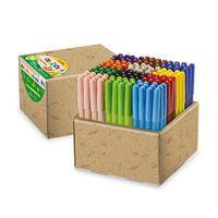 Schoolpack de 144 feutres pointe moyenne couleurs assorties - Image principale
