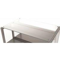 Toit de finition Ellipse en verre dépoli pour rayonnage double face - Image principale