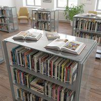 Toit de finition Ellipse en verre dépoli pour rayonnage double face - Image 2