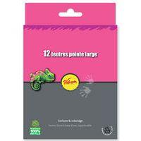 Pochette 12 feutres dessin pointe large Pichon - Image 2