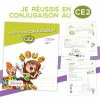 Je réussis en conjugaison CE2 Cahier 6022 - Image principale