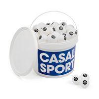 Seau de 100 balles de tennis de table training 40+ blanches - Image principale