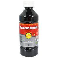 Flacon gouache liquide 500 ml pichon avec bec verseur - noir - Image principale