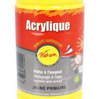 Flacon 500 ml gouache acrylique pichon - jaune primaire - Image 4