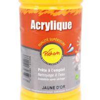 Flacon 500 ml gouache acrylique pichon - jaune d'or - Image 2