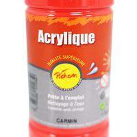 Flacon 500 ml gouache acrylique pichon - carmin - Image 4