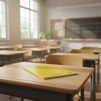 Cahier polypropylène 96 pages 90g seyes 24x32 cm  - jaune - Image 4