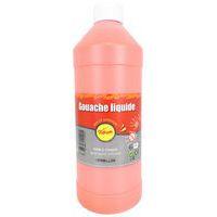 Flacon 1 litre gouache pichon avec bec verseur - vermillon - Image principale