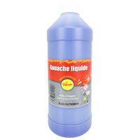 Flacon 1 litre gouache pichon avec bec verseur - bleu outremer - Image principale