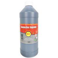 Flacon 1 litre gouache pichon avec bec verseur - noir - Image principale