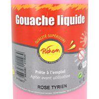 Flacon 1 litre gouache pichon avec bec verseur - rose tyrien - Image 4