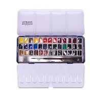 Boite métal aquarelle 40 demi godets avec pinceau - Image 4