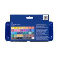 Boite métal aquarelle 40 demi godets avec pinceau - Image 5