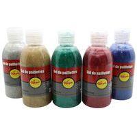 Assortiment 5 flacons 250ml gel pailleté Pichon - Image 2