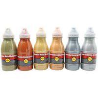 Assortiment de 6 flacons 250 ml. gouache métal pichon - Image principale