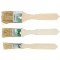 Lot de 3 brosses plates, manches plats - Image principale