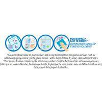 Crayon marqueur effaçable à sec triangulaire bleu Ø 14.8mm - Image 3