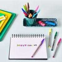 Pochette 15 stylos bille moyenne Bic Cristal Multicouleur - Image 4