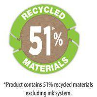 Marker effaçable à sec 51% matière recyclé pointe ogive - noir - Image 2