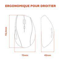 Souris sans fil carbone avec socle de recharge - Mobility Lab - Image 3