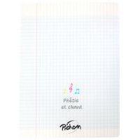 Cahier poésie PP 240x320 48 pages seyes + uni 70g/90g - Image principale