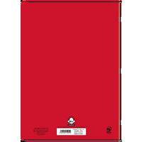 Cahier 96 pages Seyes 24x32 cm 80 g - Polypropylène rouge - Image 2