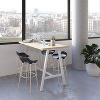 Table réunion haute cohésion avec bloc électrique pieds métal Buronomic - Image 2