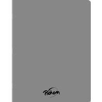 Cahier polypropylène 96 pages seyes 17x22 cm 80g gris - Image principale